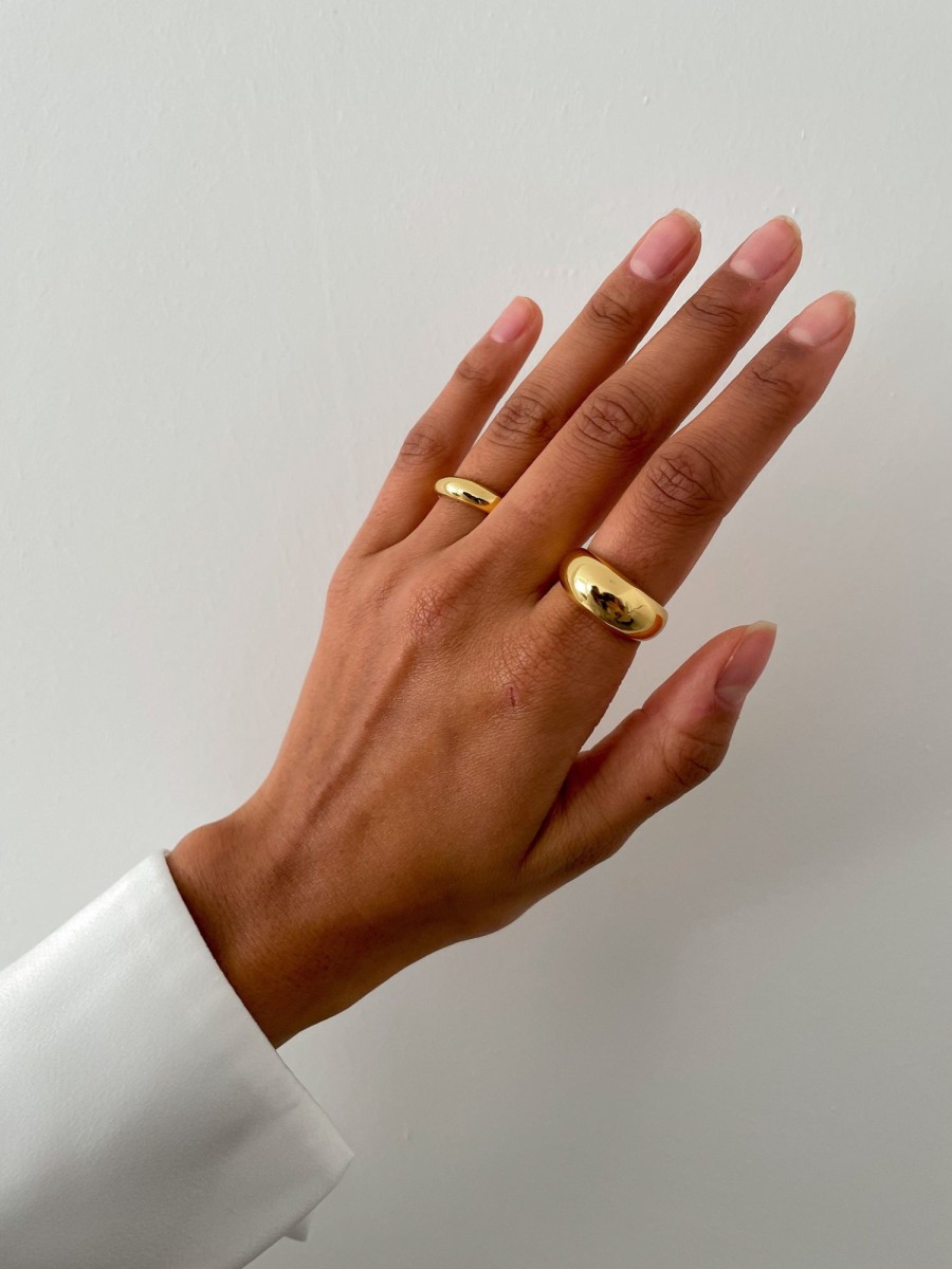 Jewellery Pretty Lavish | Renne Thick Band Ring