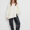 Clothing Pretty Lavish | Myla Oversized Jumper Cream