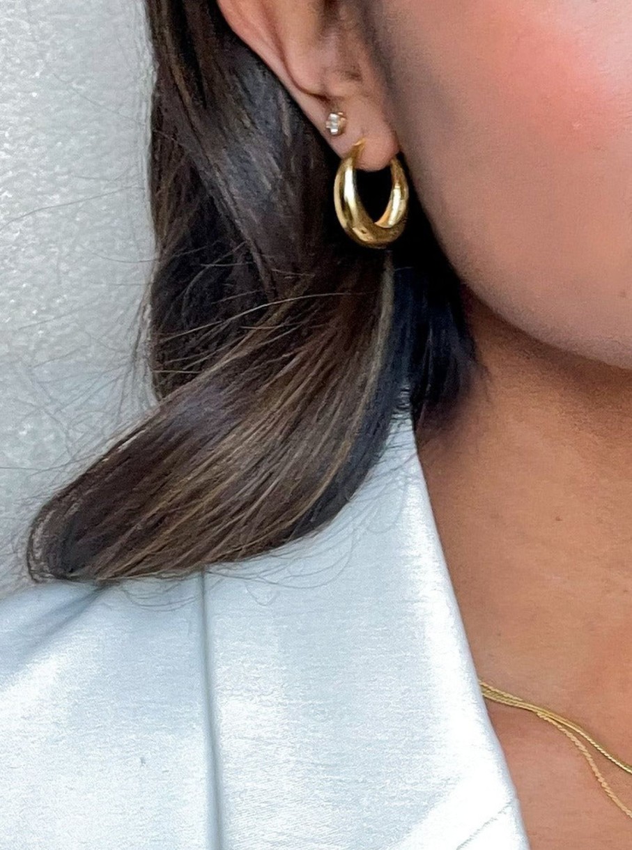 Jewellery Pretty Lavish | Eloma Boat Shaped Earrings