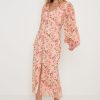 Clothing Pretty Lavish | Naya Midaxi Dress Abstract Floral