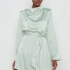 Clothing Pretty Lavish | Jayda Cowl Neck Dress Mint