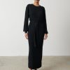 Clothing Pretty Lavish | Mae Crew Neck Knit Dress Black