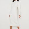 Clothing Pretty Lavish | Abbey Knit Midaxi Dress Cream