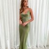 Clothing Pretty Lavish | Keisha Maxi Dress Olive