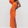 Clothing Pretty Lavish | Cheyenne One Shoulder Dress Orange