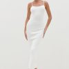 Clothing Pretty Lavish | Kaya Knit Midaxi Dress Cream