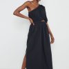 Clothing Pretty Lavish | Jude Cut Out Midaxi Dress Black