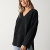 Clothing Pretty Lavish | Myla Oversized Jumper Black