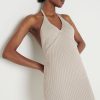 Clothing Pretty Lavish | Phoebe Halterneck Maxi Dress Taupe