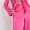 Clothing Pretty Lavish | Ashley Straight Leg Trousers Pink