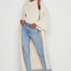 Clothing Pretty Lavish | Jean Kimono Sleeve Maxi Cardigan Beige