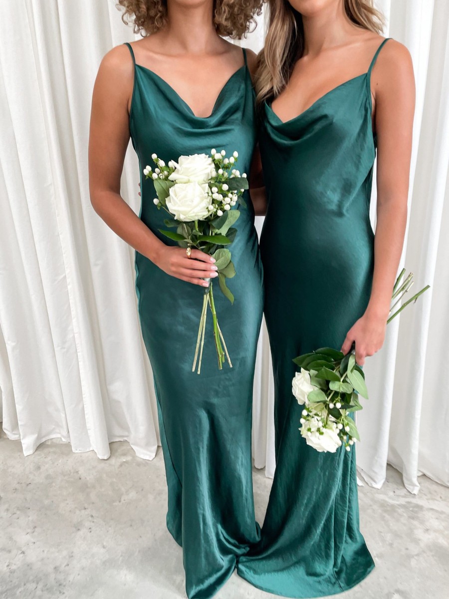 Clothing Pretty Lavish | Keisha Maxi Dress Emerald