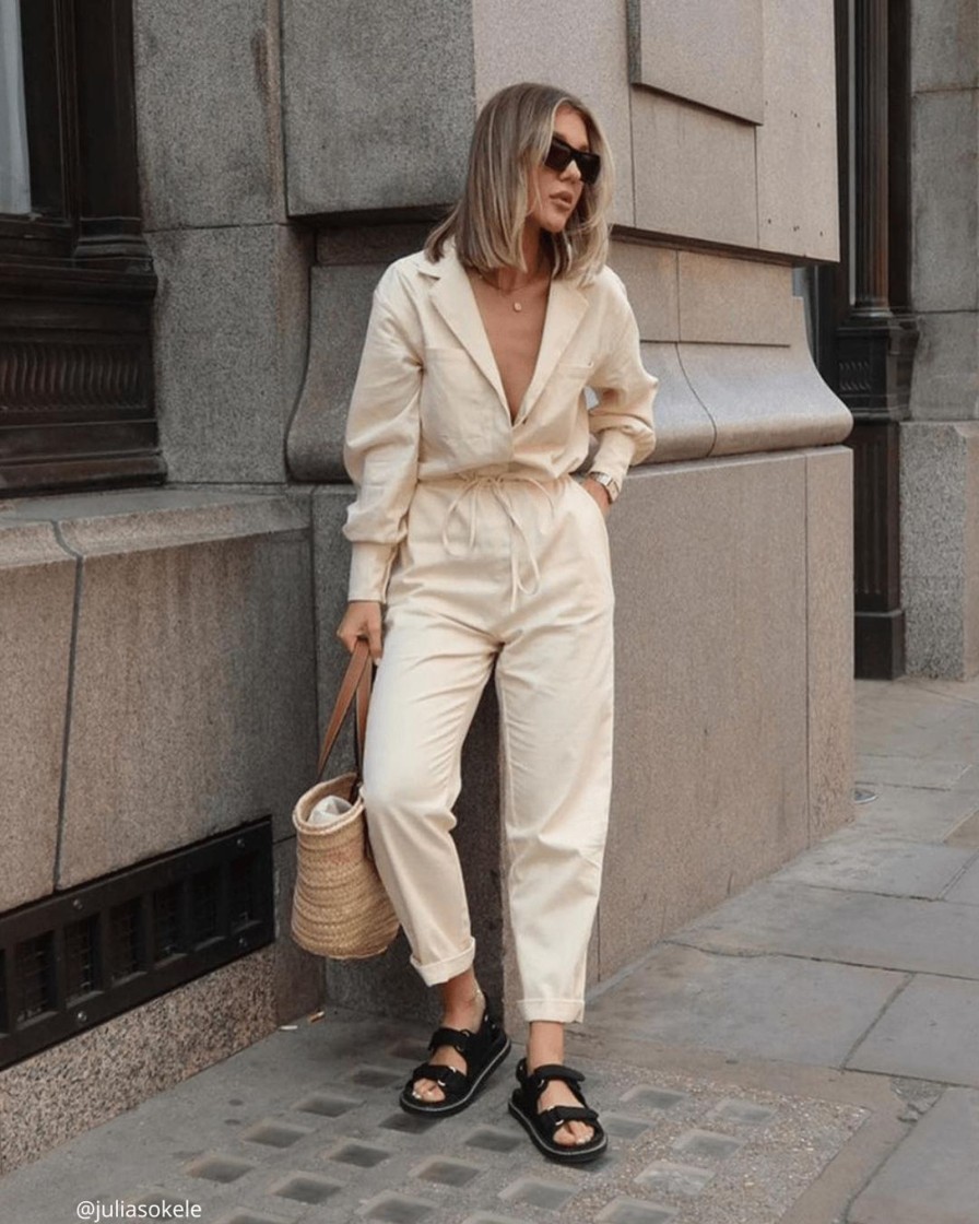 Clothing Pretty Lavish | Cara Boilersuit Sand