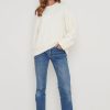 Clothing Pretty Lavish | Camille Oversized Borg Jumper Cream