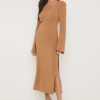 Clothing Pretty Lavish | Zariah Cut Out Midaxi Dress Ginger