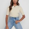 Clothing Pretty Lavish | Jayla Knit Top Beige