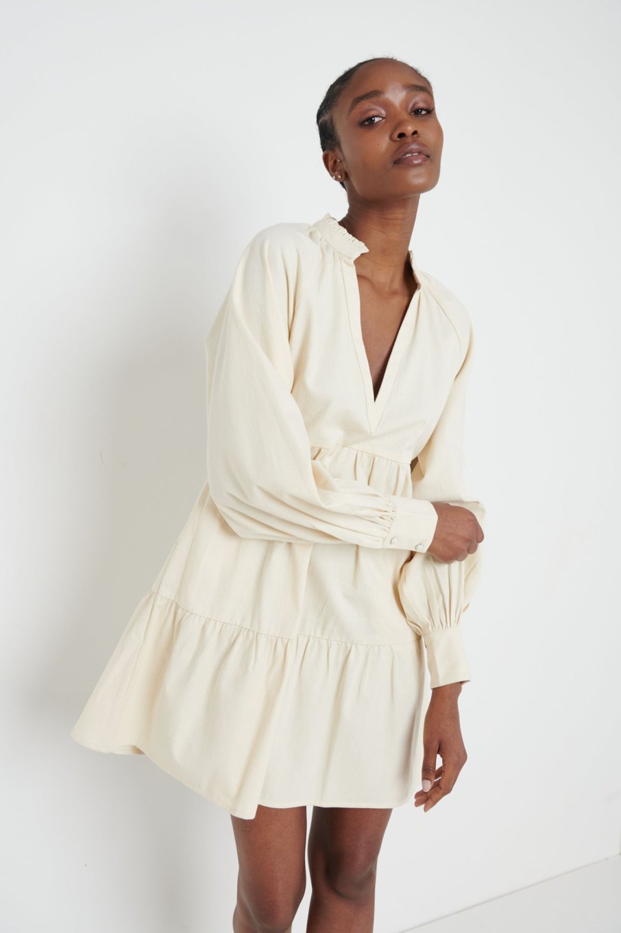 Clothing Pretty Lavish | Petunia Mini Dress Sand