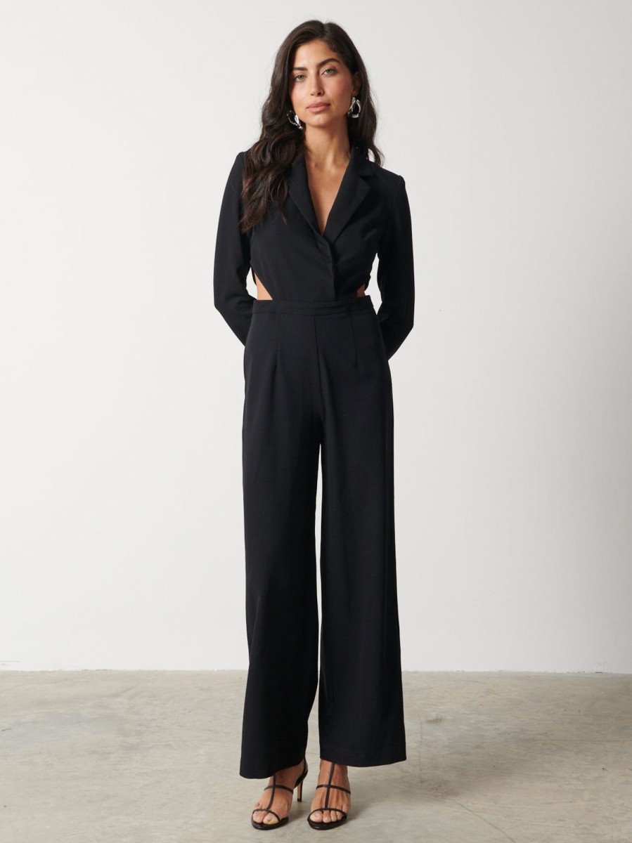 Clothing Pretty Lavish | Marni Cut Out Jumpsuit Black