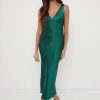 Clothing Pretty Lavish | Piper Midi Dress Emerald