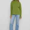 Clothing Pretty Lavish | Connie Knit Jumper Green