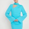 Clothing Pretty Lavish | Athene Cut Out Mini Dress Blue